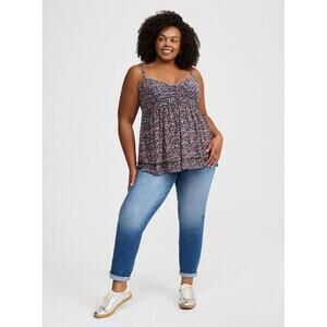 143. Torrid Mesh V-Neck Babydoll Cami